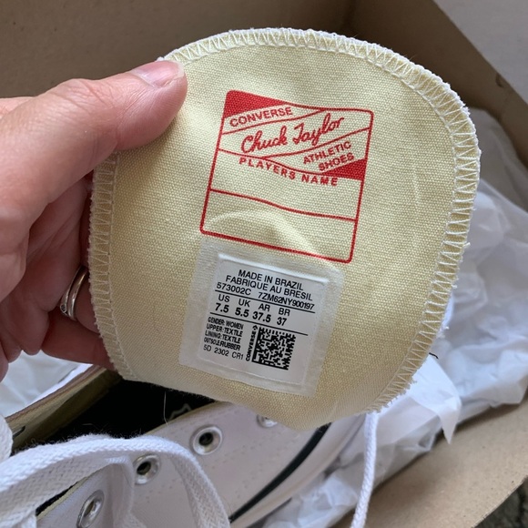 New with box white Converse Run Star Hike Platform Canvas - Picture 6 of 13